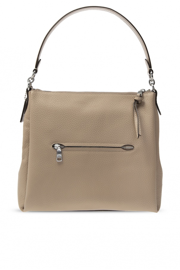 coach shay shoulder bag with whipstitch detail